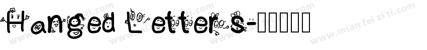 Hanged Letters字体转换